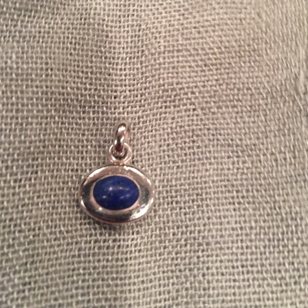 Silver Lapis Pendant