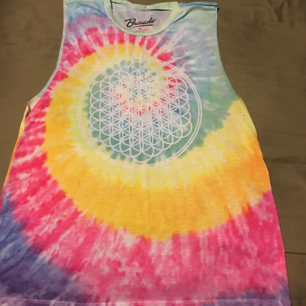 BMTH Tie-Dye Muscle Tee