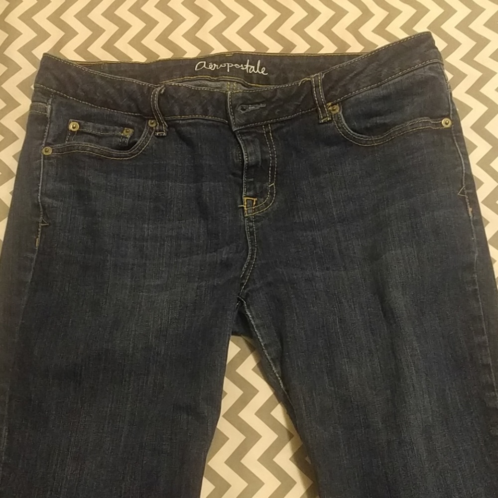 Aeropostale Dark Blue Skinnys