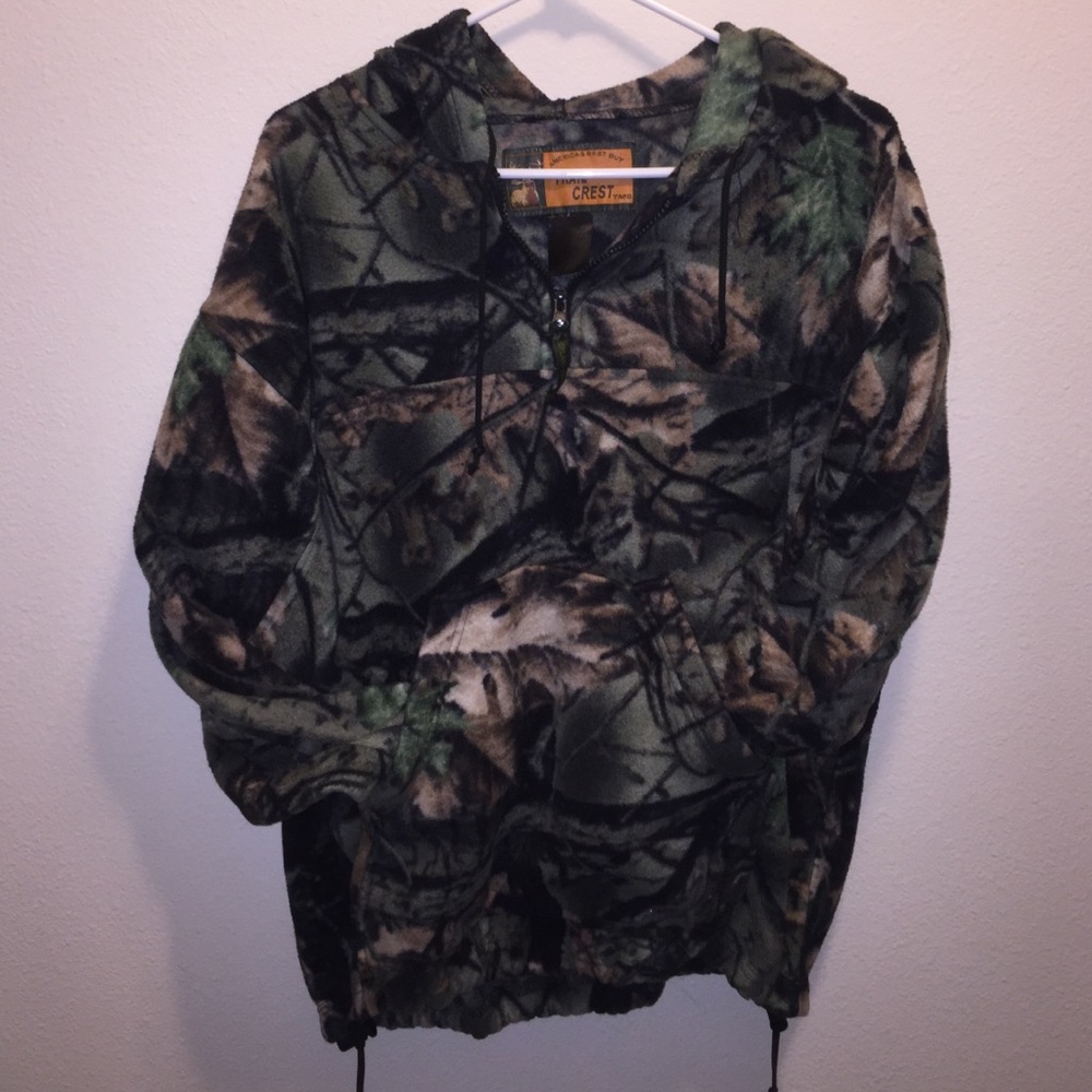 Camo Fleece Pullover