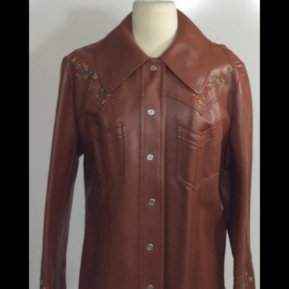 Retro Vegan Leather Jacket