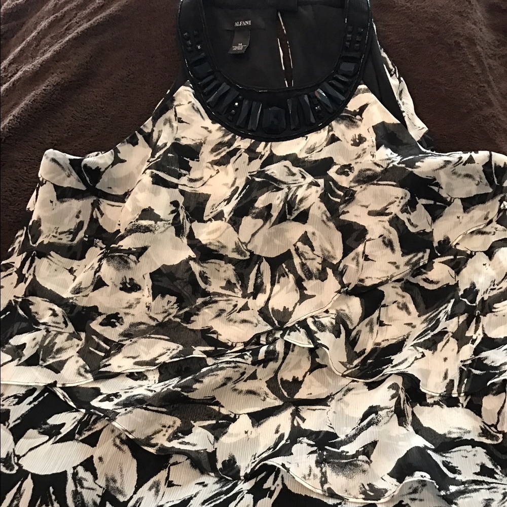 Alfani jewel neck blouse