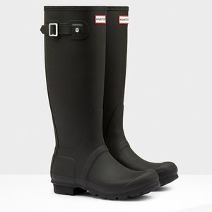 CLASSIC MATTE BLACK TALL HUNTER BOOTS🖤