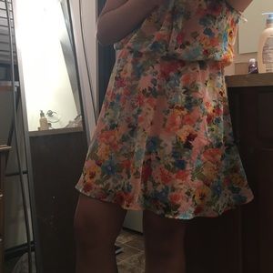 Floral midi dress