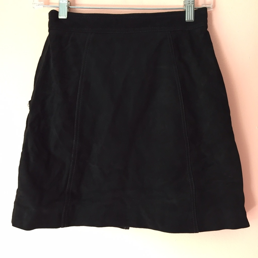Nasty Gal Studded Suede Mini Skirt - Picture 3 of 4