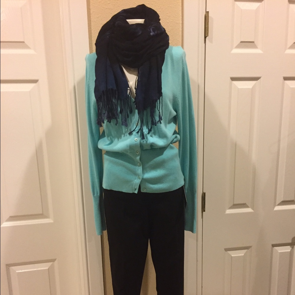 Aqua Repeat Cardigan