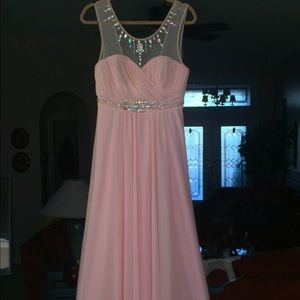 Blush Pink Pageant/ Prom Dress
