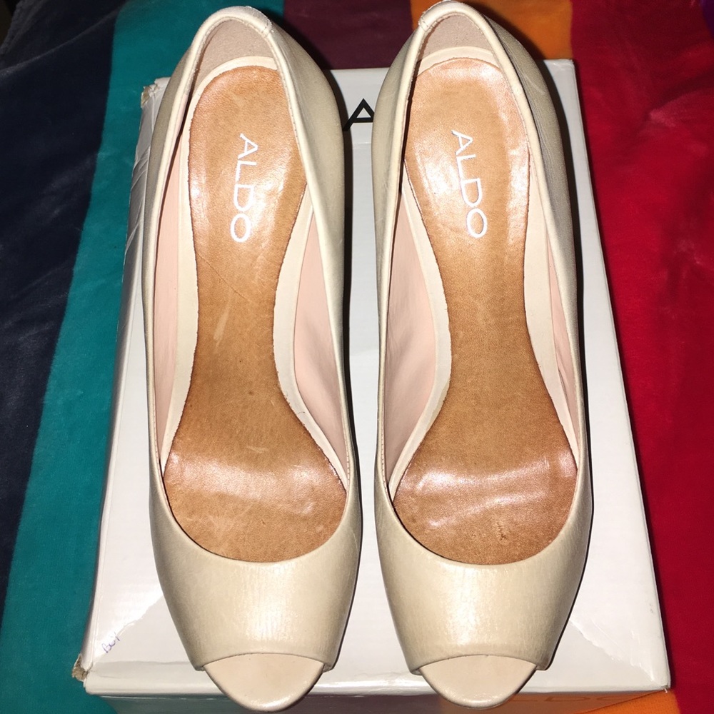 Aldo Whitsey Bone Heels