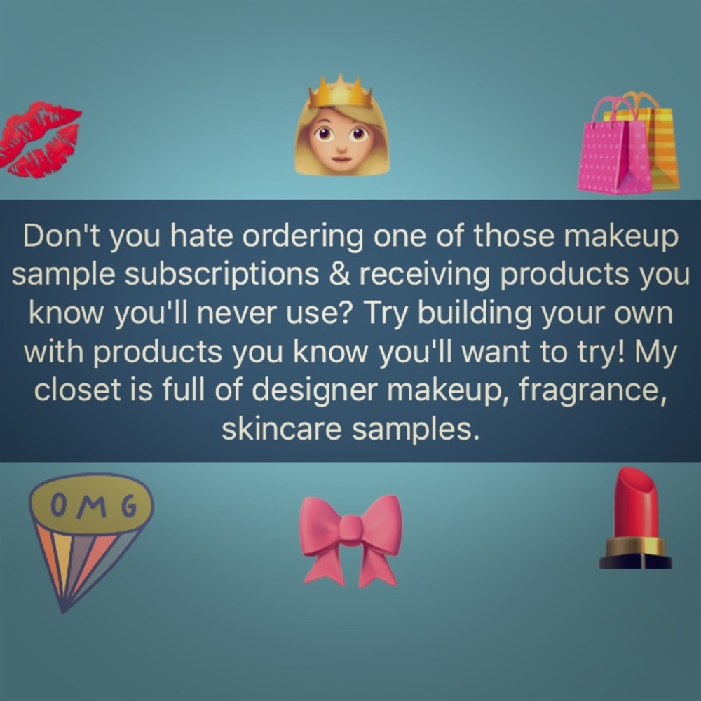 Bundle designer Makeup Skincare &Fragrance samples