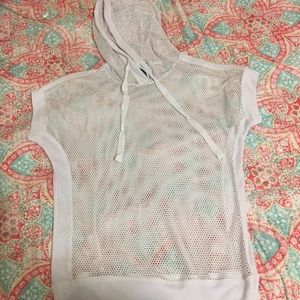 Rue 21 white mesh hoodie!