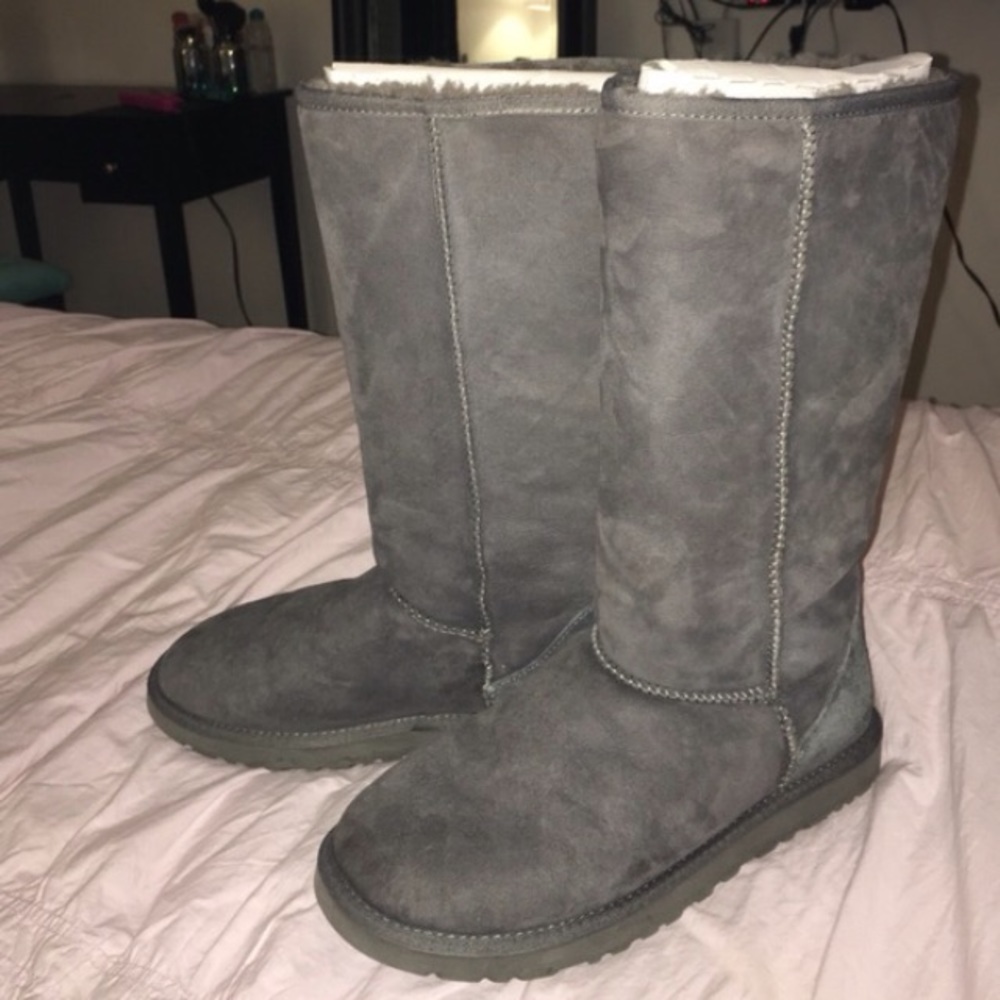 Tall classic grey ugg boots