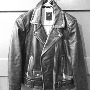 Gap Leather Moto Jacket 🔥 flash sale 🔥