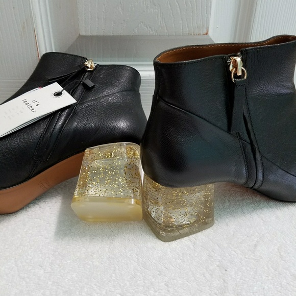 Zara leather ankle boots (5111) - Picture 3 of 4