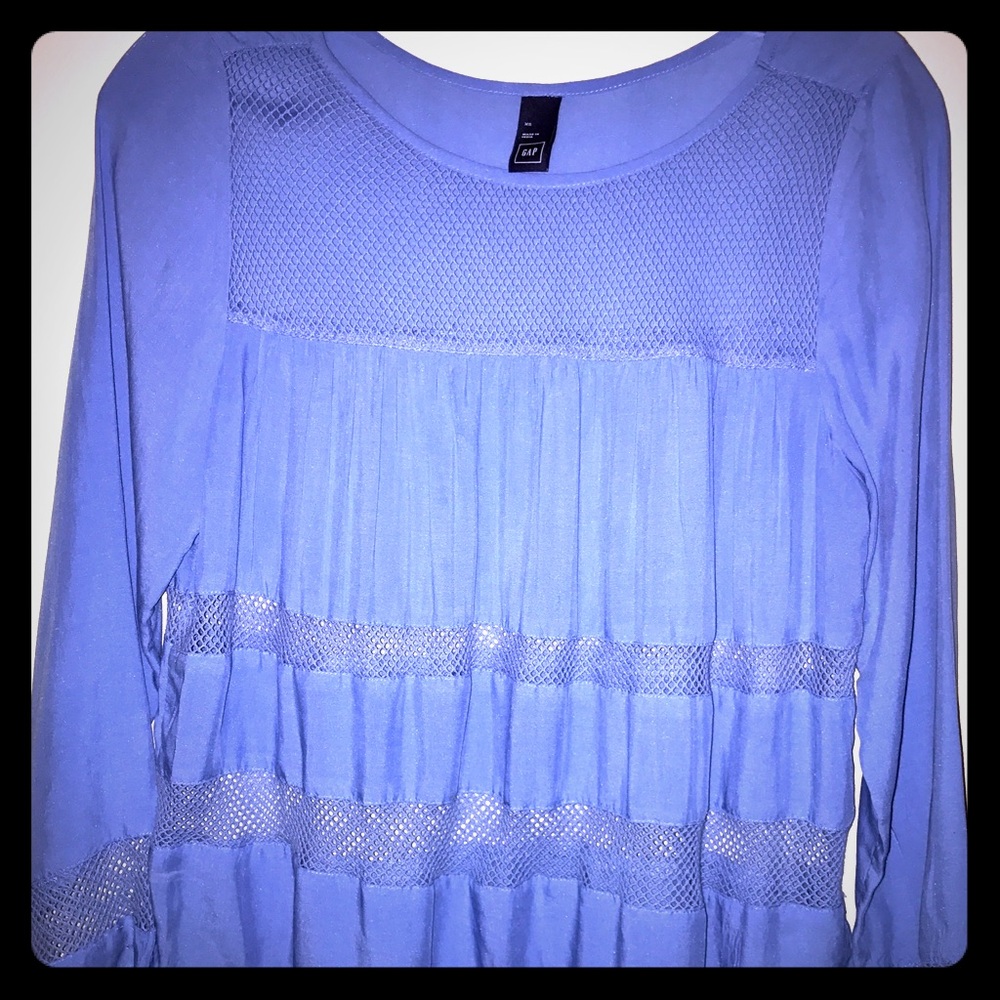 GAP light blue (kind of a periwinkle blue) blouse
