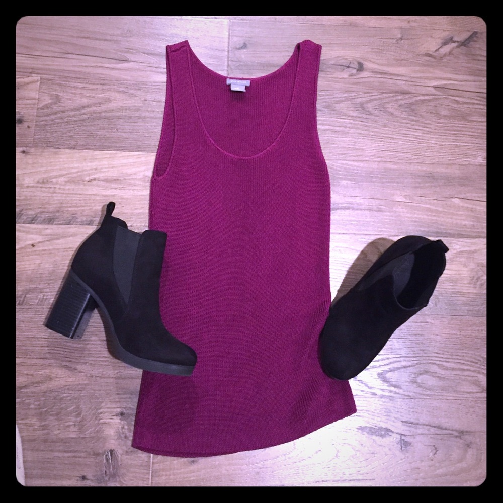 💋 Ann Taylor cable knit tank 💋