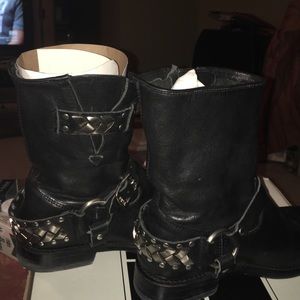 Frye Jenna Braid Stud Short Boot