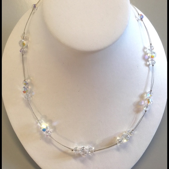 Jewelry - Stationary Swarovski Crystals Necklace.