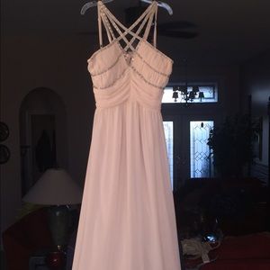 Creme Pageant/ Prom Dress