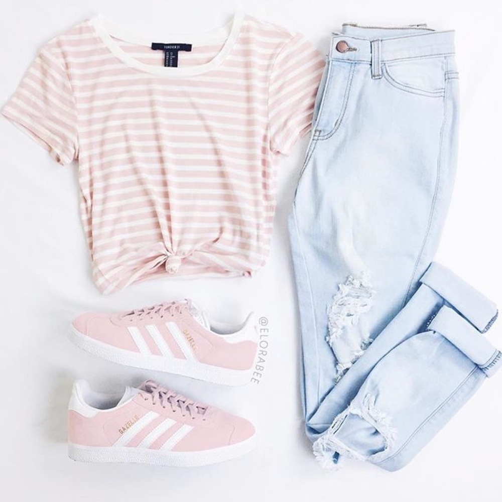 Light Pink Crop