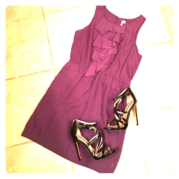 Francesca's Royal Purple Mini Dress with Pockets! - Picture 1 of 3