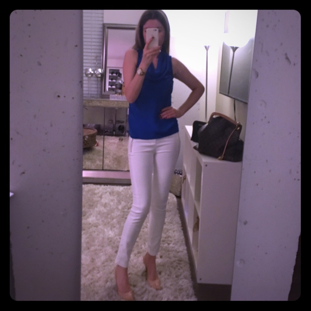 Armani exchange blue top like new