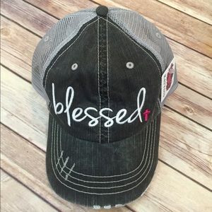 Katy Did Trucker Hat❤ Blessed