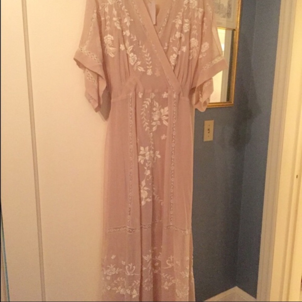ASOS Premium Embroidered Maxi Dress size 12 NWT