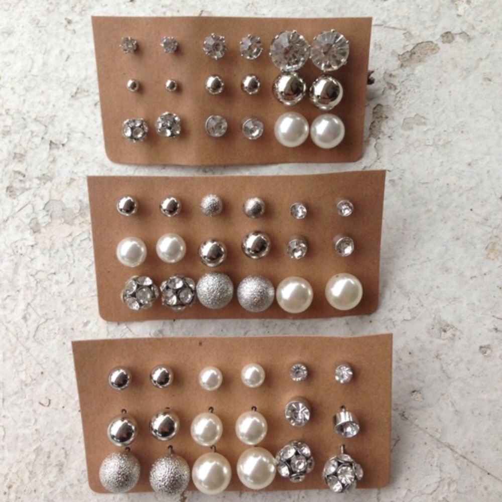 9 Pair Earring Sets