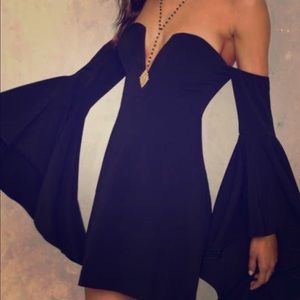 Nasty gal black dress never worn