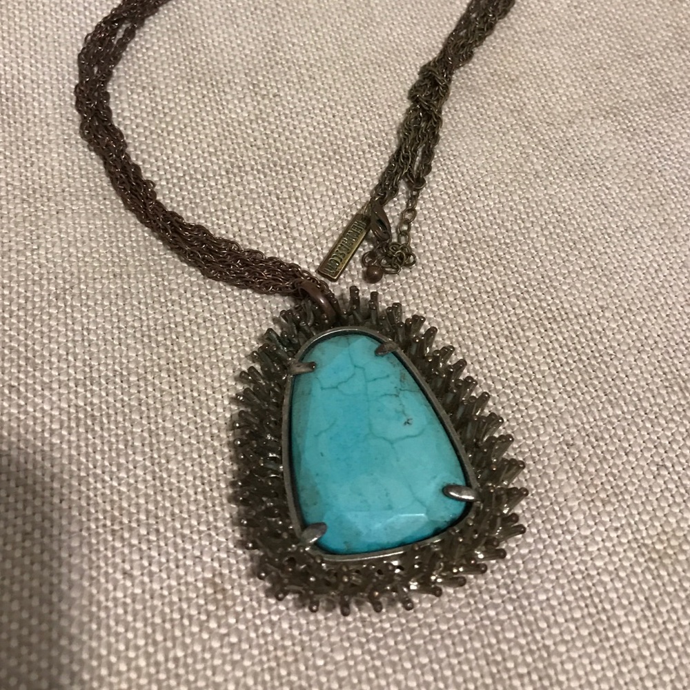 Kendra Scott turquoise necklace rare