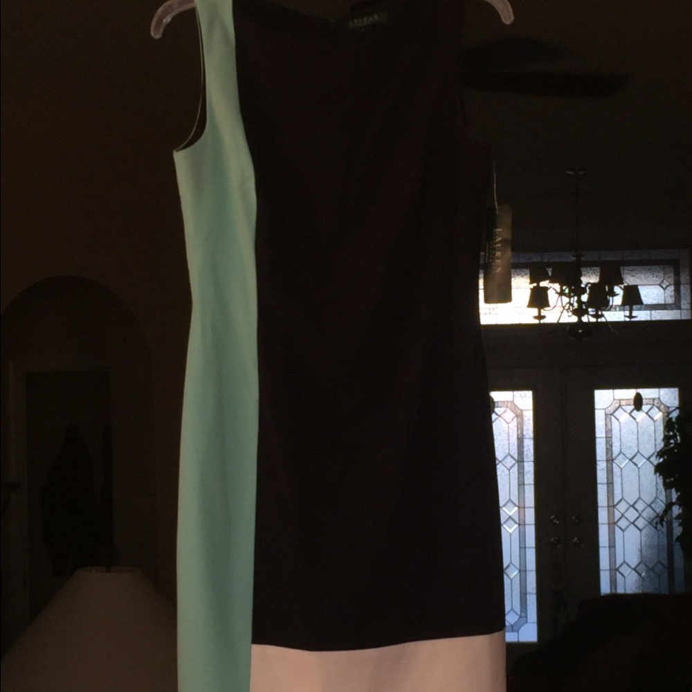 Tri-Color Ralph Lauren Dress