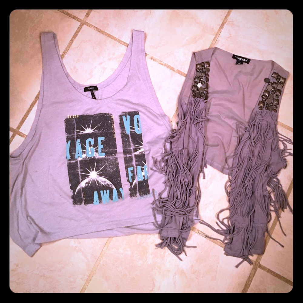 Nollie "Voyage Far Away" Crop Top.