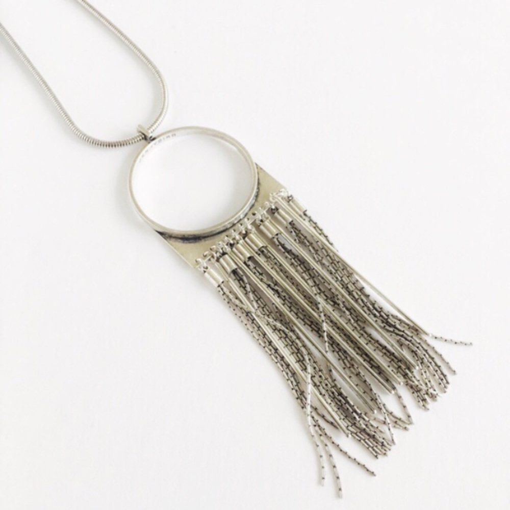 Jenny Bird Silver Reigning Sun Pendant Necklace