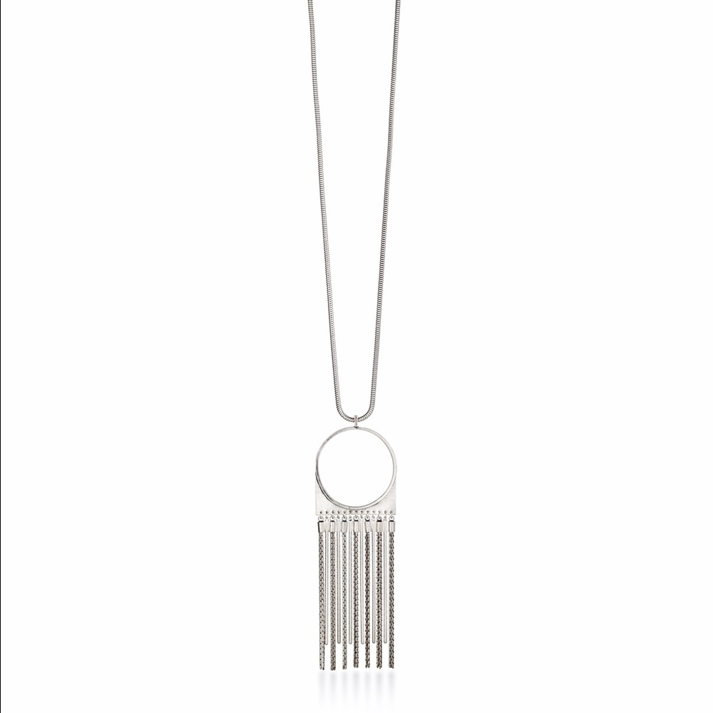Jenny Bird Silver Reigning Sun Pendant Necklace - Picture 3 of 3