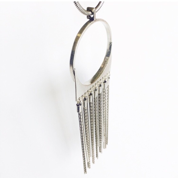 Jenny Bird Silver Reigning Sun Pendant Necklace - Picture 2 of 3