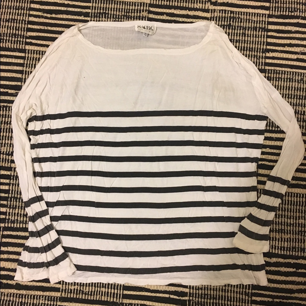 Sabo skirt saboskirt brandy Melville striped M LF