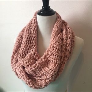 Dusty Rose Infinity Scarf