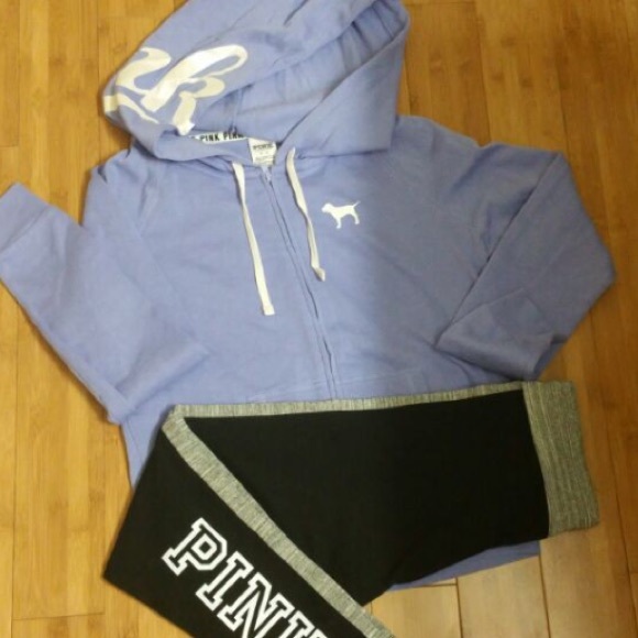 PINK Leggings plus Hoodie - Picture 1 of 4