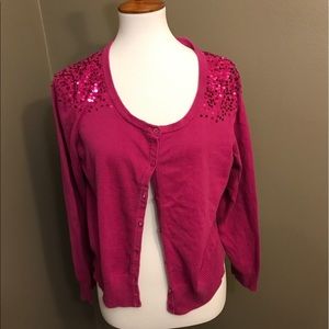 XL Elle Sequined Cardigan