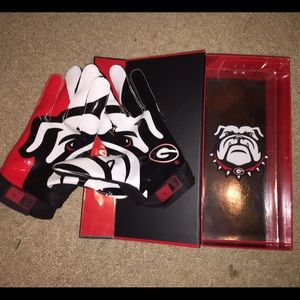 Nike vapor football gloves(UGA)