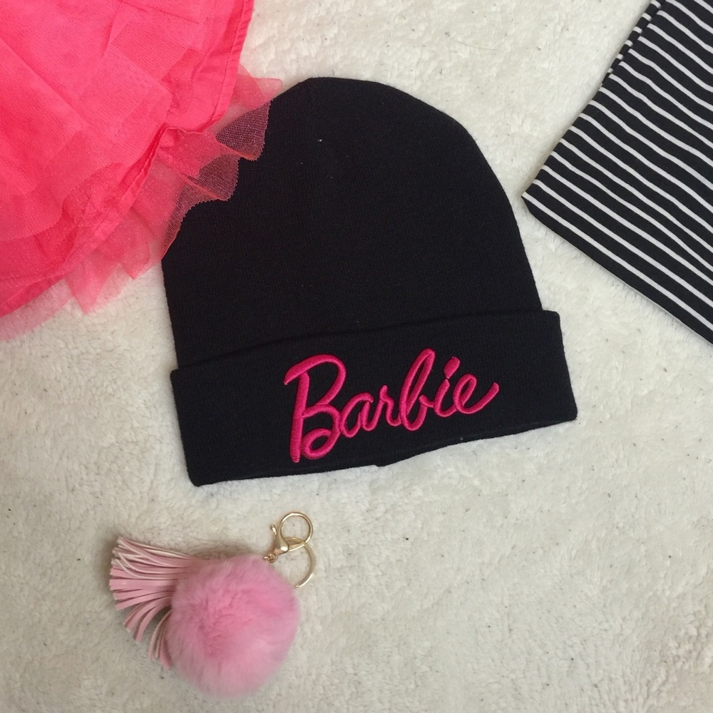 Black BARBIE Beanie