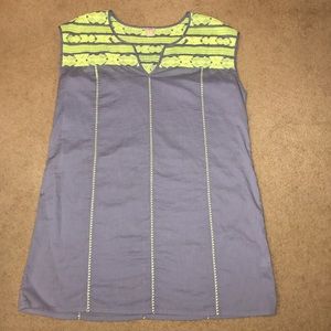 J. Crew Embroidered Tunic