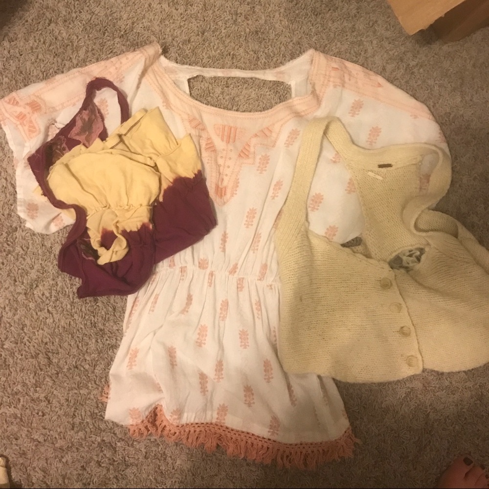 Free people too bundle. Back details