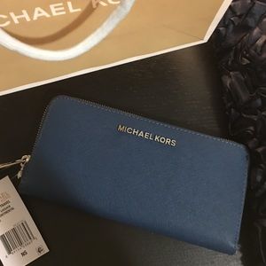 MK Royal Blue Wallet