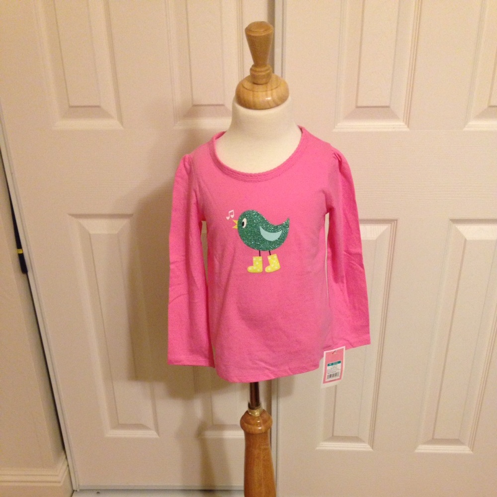 Pink long sleeve shirt size toddler 4T