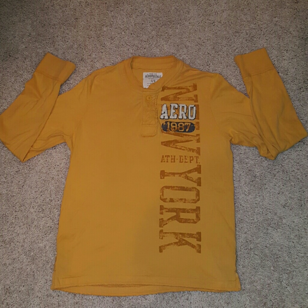 Mens Aeropastale Long Sleeve Tee