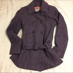 dELiA*s Purple Trenchcoat