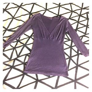 Gorgeous Michael Stars Shimmer Purple Shirt
