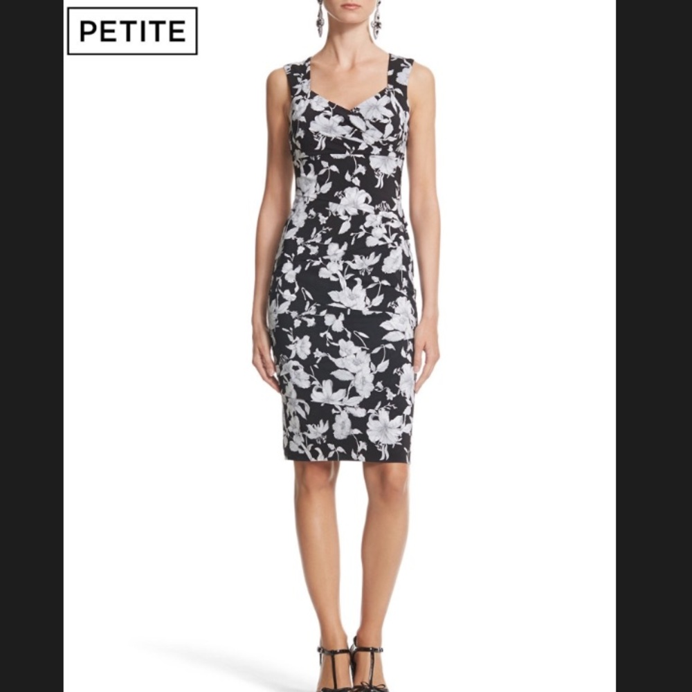 WHBM Petite Instantly Slimming Floral Dress