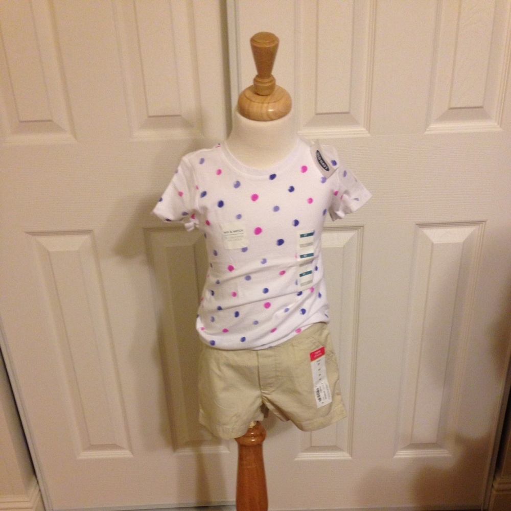 Shirt size 5T and Short SIZE 5Y set (bundle)